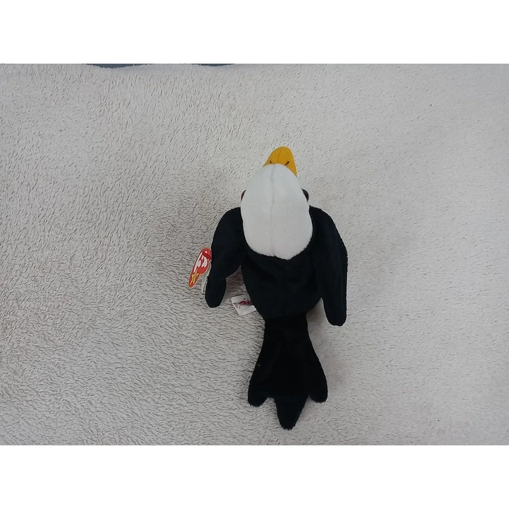 VTG Ty Beanie Baby BALDY The Eagle 1996 Retired Bald Eagle Bean Bag Plush Animal